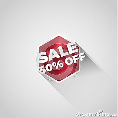 Sale abstract tag Vector Illustration