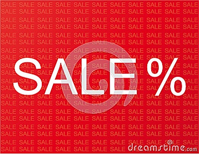 Sale advertisement Stock Photo