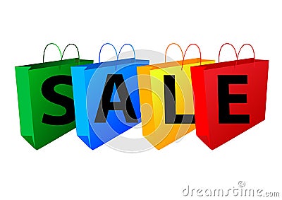 Artistic sale logo Stock Photo