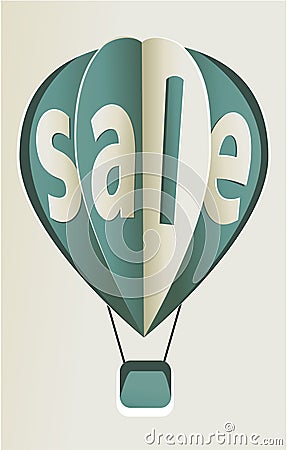 Sale balloon icon Vector Illustration