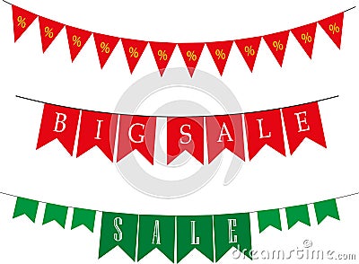 SALE. BIG SALE. discounts. Vector Illustration