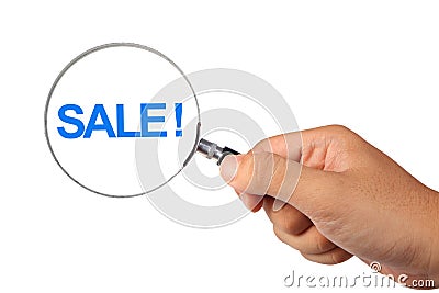 Sale, Business Typography Concept Stock Photo