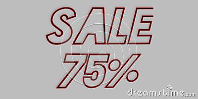 SALE 75% 3D discount illustration image Cartoon Illustration