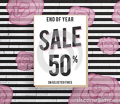 Sale Discount Shopping Shopaholics Promotion Concept Stock Photo