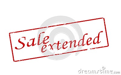 Sale extended Cartoon Illustration