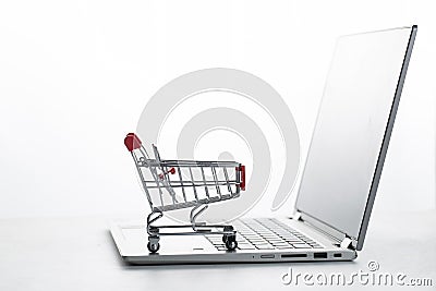 Sale of goods on the marketplace.The concept of business development on the marketplace Stock Photo