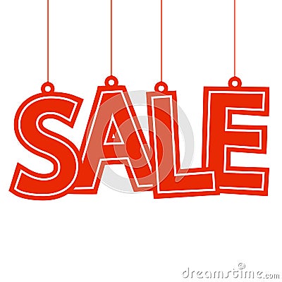 Sale hangtag Vector Illustration