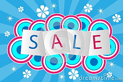 Sale poster Vector Illustration