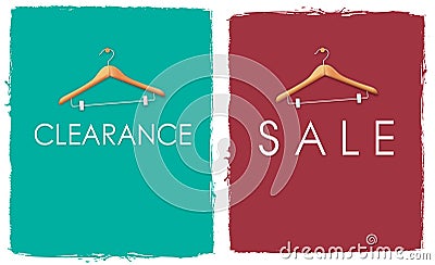 Sale Poster Collage Stock Photo