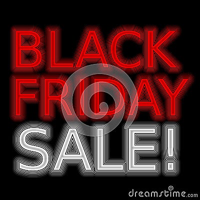 Black Friday Sale Banner Stock Photo