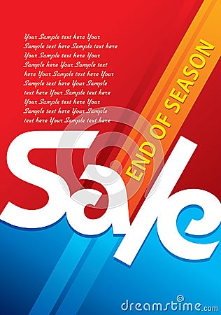 Sale shopping background and label for business promotion Vector Illustration