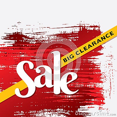 Sale shopping background and label for business promotion Vector Illustration