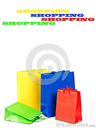 Sale shopping bags Stock Photo