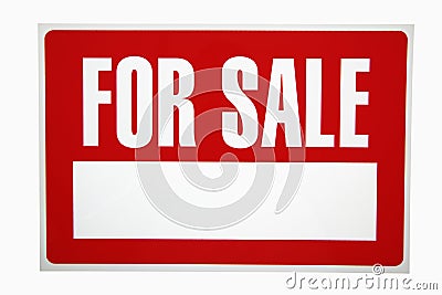 For sale sign. Stock Photo