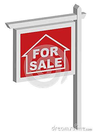 For sale sign Stock Photo