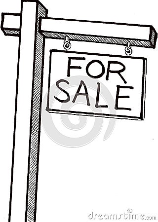 For Sale Sign Stock Photo