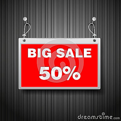 Sale signs illustration Vector Illustration