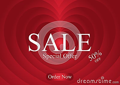 SALE special offers with simple and modern design Vector Illustration