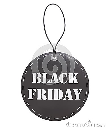 Sale tag `Black Friday` Stock Photo