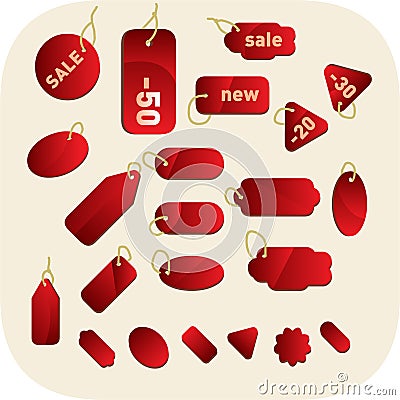 Sale tag vector. Vector Illustration