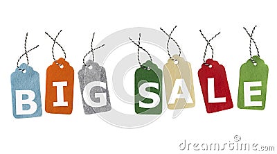 Sale tage Stock Photo