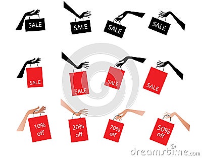 Sale tags Stock Photo
