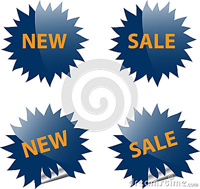 Sale web and print elements Vector Illustration