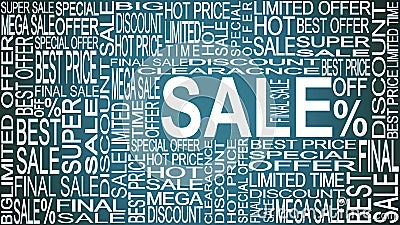 Sale words. Sales promotional. Store Sale concept. Stock Photo
