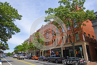 Salem historic city center, MA, USA Editorial Stock Photo