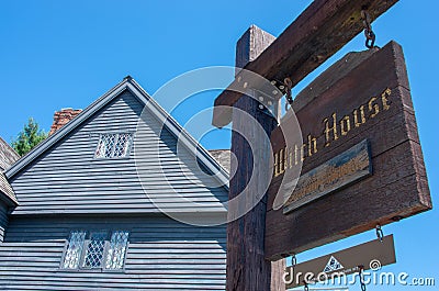 The Witch House in Salem,Massachusetts, USA Editorial Stock Photo