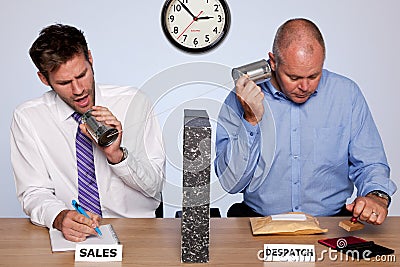 Sales and despatch department Stock Photo