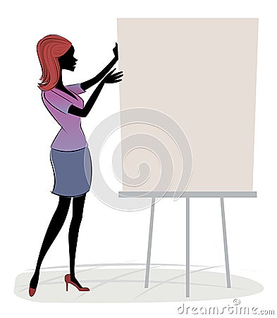 Sales Executive Vector Illustration