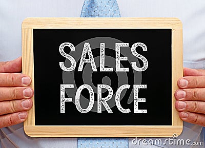 Sales Force Stock Photo