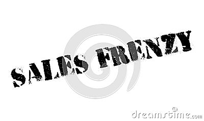 Sales Frenzy rubber stamp Vector Illustration