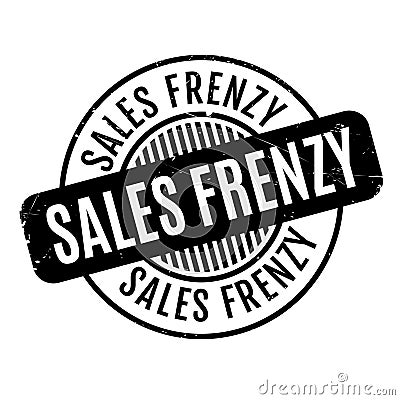 Sales Frenzy rubber stamp Vector Illustration