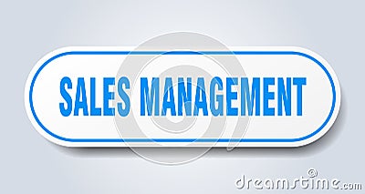 sales management sticker. Vector Illustration