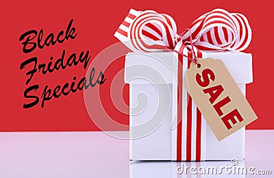 Sales Promotion Gift Box. Stock Photo