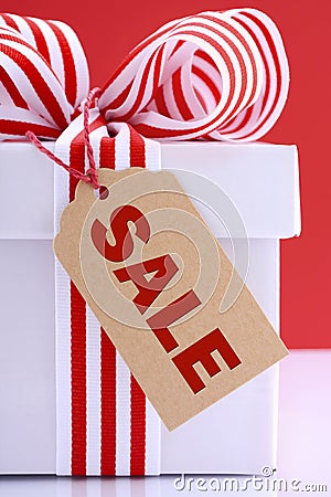 Sales Promotion Gift Box. Stock Photo