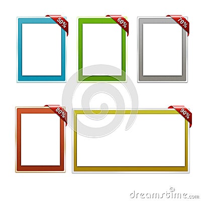Sales tags Stock Photo