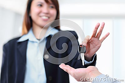 Saleswoman Stock Photo