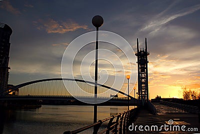 Salford Quays, Manchester Editorial Stock Photo