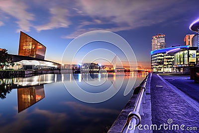 Salford Quays, Manchester, UK Editorial Stock Photo