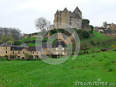 Salignac-Eyvigues, Dordogne ( France ) Stock Photo