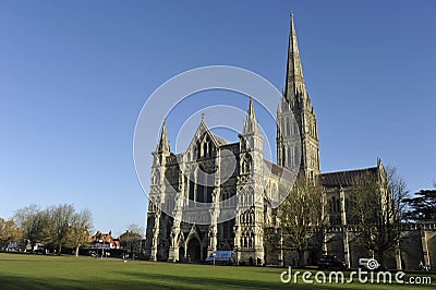 Salisbury Cathedral Stock Photo