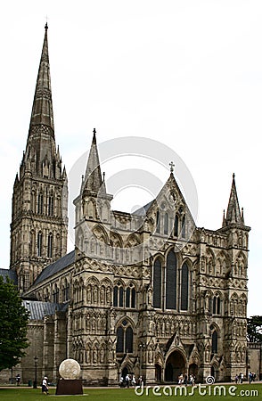 Salisbury cathedral Stock Photo