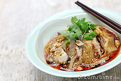 Saliva chicken, mouthwatering chicken, China Sichuan cuisine Stock Photo