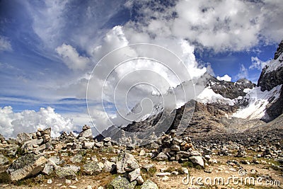 Salkantay Mountain Stock Photo