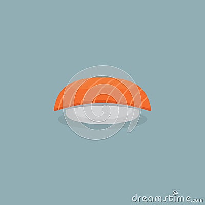 Salmon sushi vector illustration. Salmon sushi vector illustration. Vector Illustration