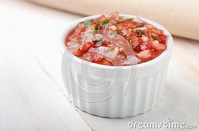 Salsa sauce Stock Photo