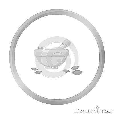 Salt bowl icon of vector illustration for web and mobile Vector Illustration